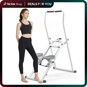 300LBS Stepper Exercise Machine Adjustable Cardio Climber with Handlebar for Home Gym Full Body Workout Fitness Equipment