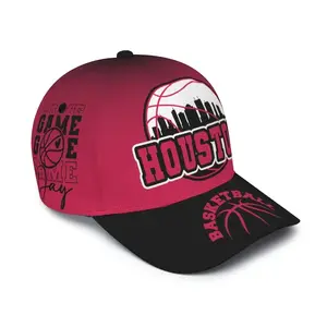 Houston Basketball City Graffiti Snapback Cap, Unisex Adjustable Baseball Hat, Suitable for Outdoor Leisure And Sun Protection in for All Seasons, Perfect for Spring And Autumn Travel, Beach Parties