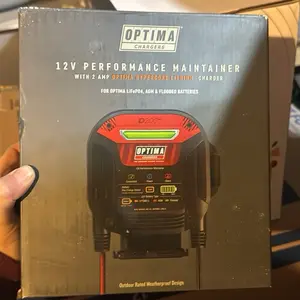 OPTIMA Digital 200 12V Performance Battery Maintainer, Weatherproof, 2-Amp