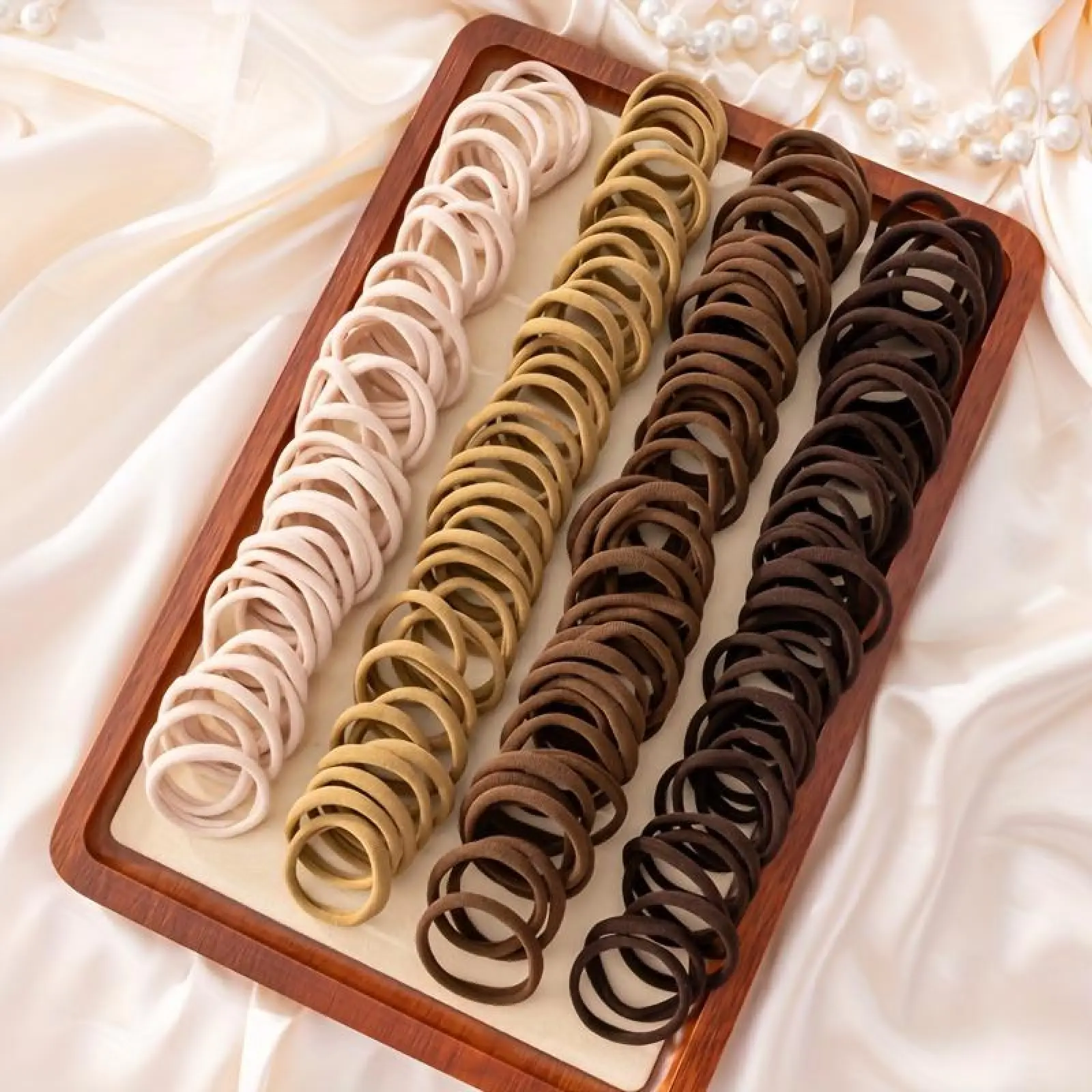 High Elastic Hair Ring 30pcs,French Style Thick Women's Hair Rope, Fashion Graduation Gift