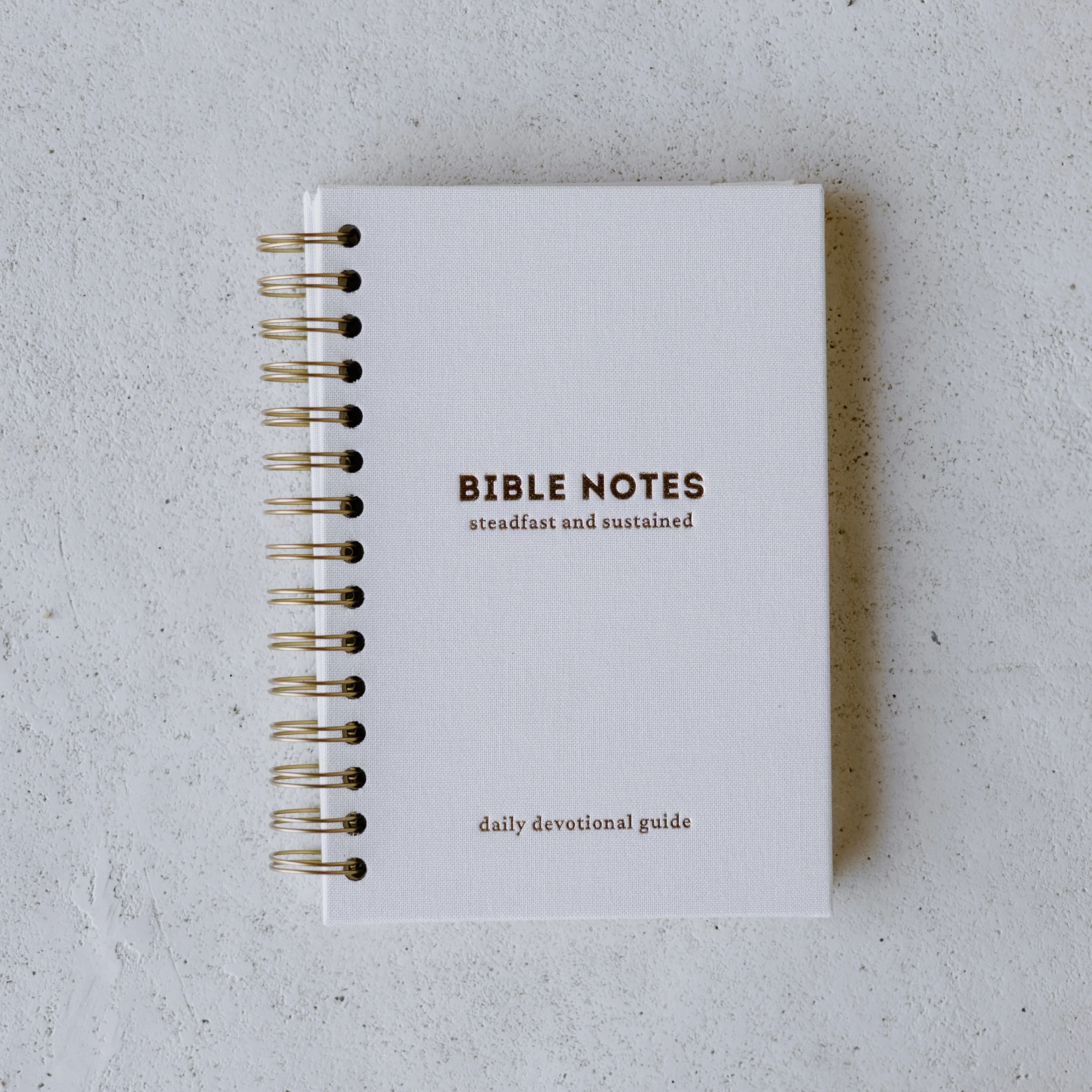Bible Notes & Prayer Journal - SLIGHTLY IMPERFECT | White Linen Spiral | Guided Bible Study Reading & Application Notebook | Church Notes | SOAP Method | Record Bible Verses to Remember, Key Takeaways, & Record God’s Faithfulness, Extra Notes, & Pray