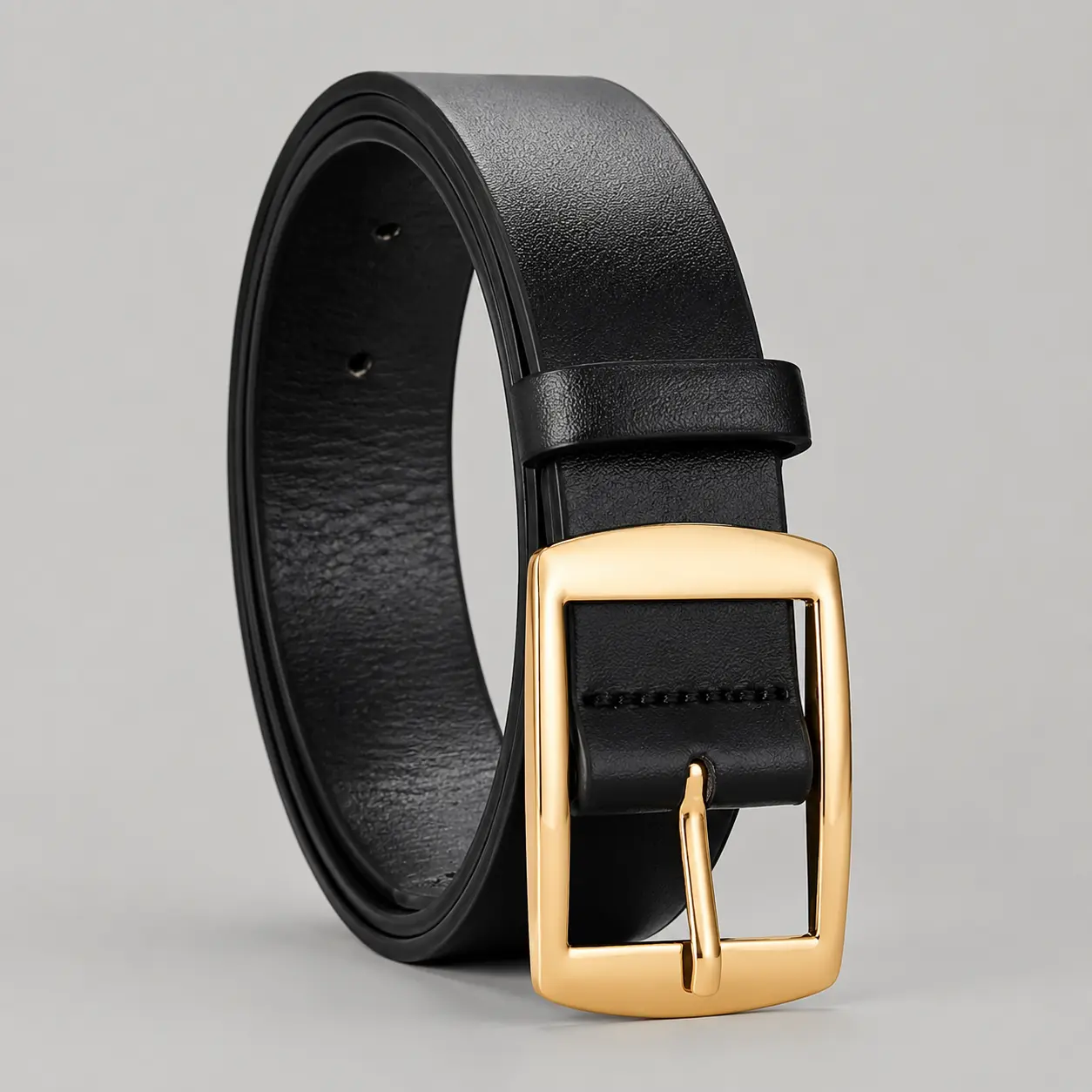 New Luxury Belt for Men PU Leather Belt Metal Pin Buckle High Quality Famous Brand Designer Waist Strap Belt for Jeans Plus Size
