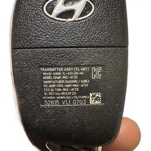Hyundai Genuine OEM Smart Key Fob RKE-4F25 Model 95430-03010 TL-433-DO-NA for Hyundai Vehicles