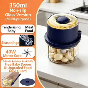 Wireless Kitchen Garlic Press Automatic Garlic Mincer Peeling Machine Durable Multifunctional Vegetable Slicer Chopper Utensils Chopping onion cutter