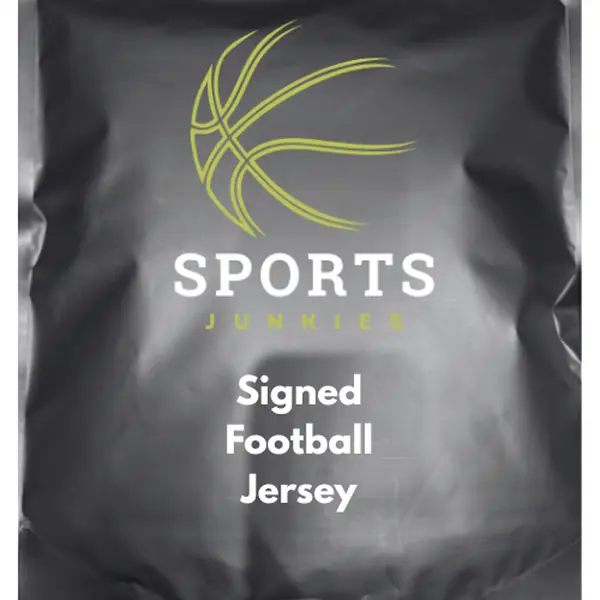 Personal Bag, Signed Jersey and sports cards.