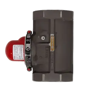 Pacific Seismic Products VT-315 Series 3" 60PSI Vertical Top Inlet Threaded High Pressure Earthquake Gas Shut-Off Valve