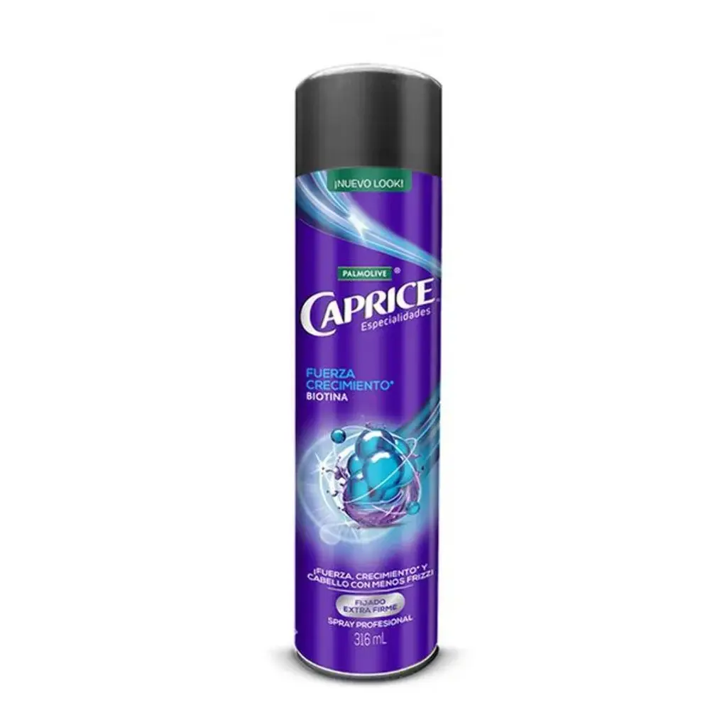 CAPRICE SPRAY-(Black) FUERZA CRECIMIENTO (6 PCS)
