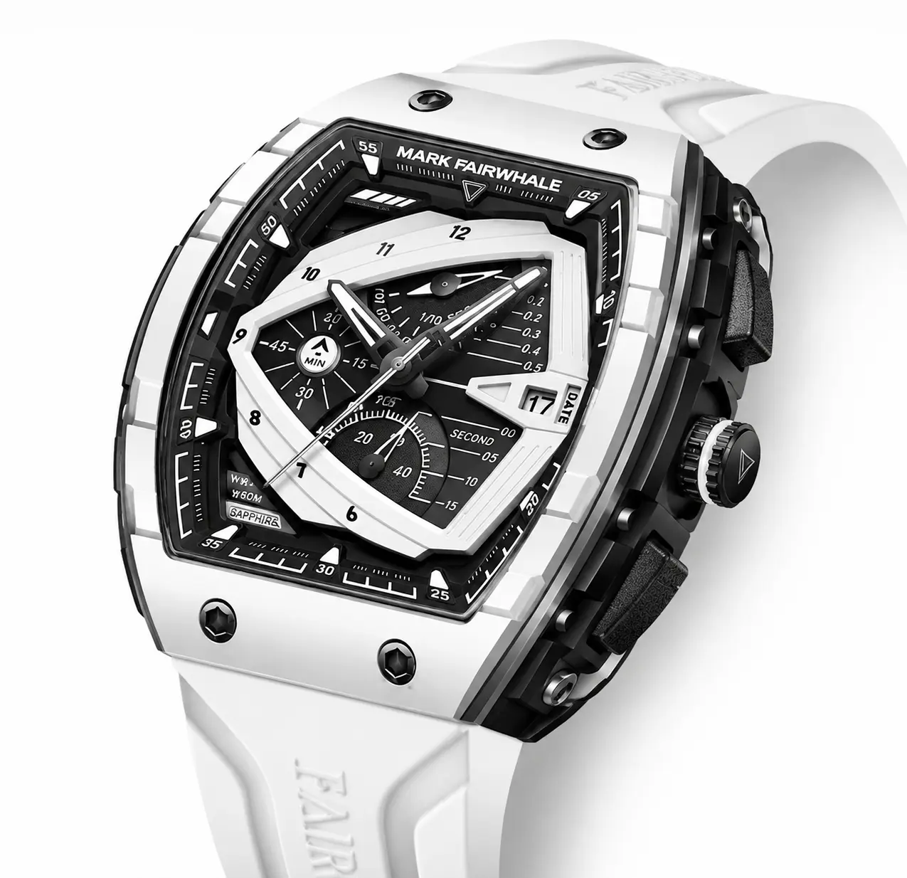 Men’s large dial watch—trendy, stylish, versatile, waterproof and drop-resistant, multifunctional watch with ultra-bright luminous display and a gift box, ideal for holiday gifting.