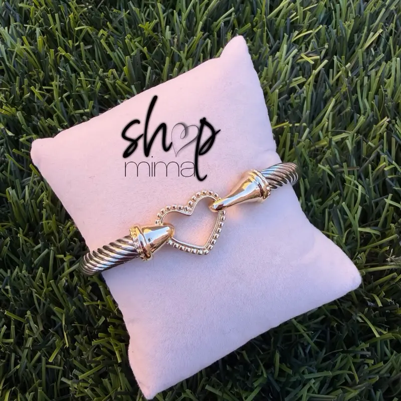 Heart Open European Bracelet - Elegant Design