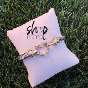 Heart Open European Bracelet - Elegant Design