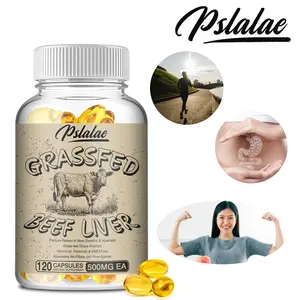 Pslalae - Grass-Fed Beef Liver Capsules Supports energy production, cleansing, digestion, immunity and overall health Non-GMO 500mg per capsule