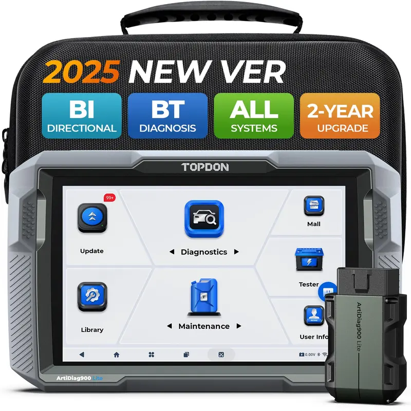 topdon topscan lite bluetooth obd2 scanner review - TikTok Shop
