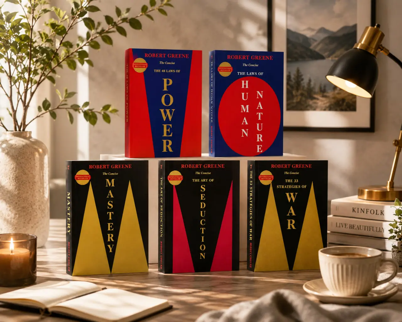 Discover the Ideas Behind Human Nature, Mastery, Leadership & Strategic Thinking – Robert Greene 5-Book Collection
