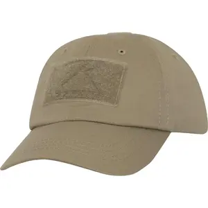 Khaki - Tactical Operator Loop Baseball Cap, Adjustable, Unstructured