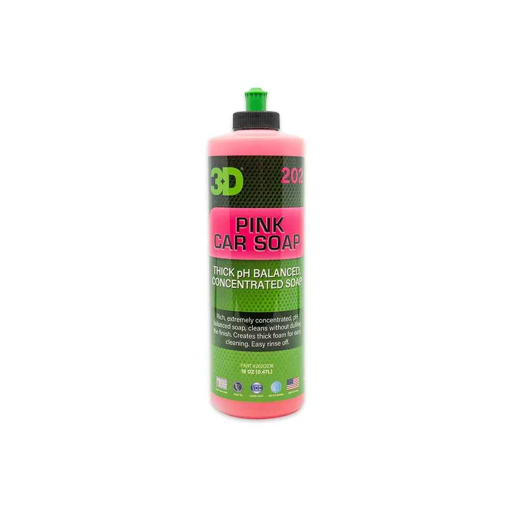 3D Pink Car Soap