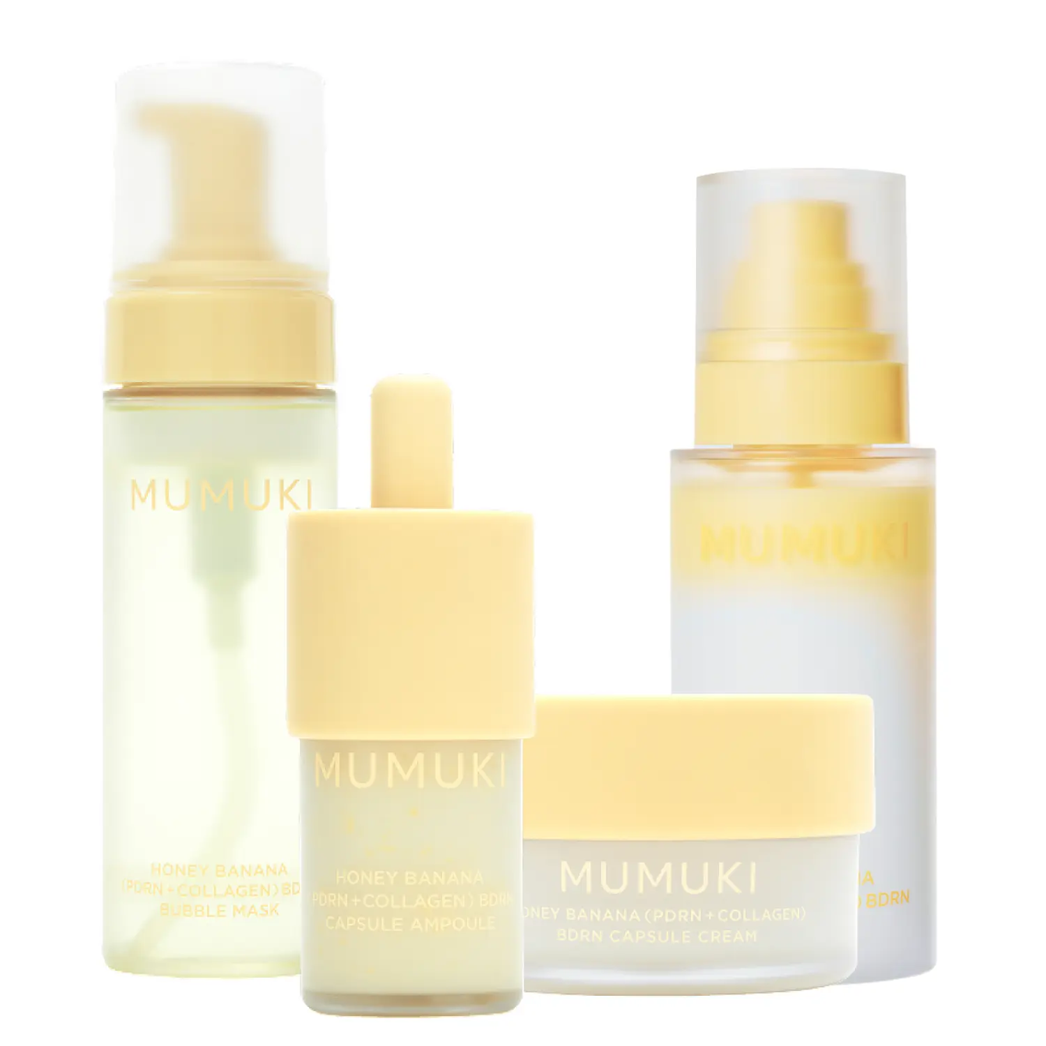 [MUMUKI] Korean Slow-Aging Secret Set - Honey Banana PDRN Face & Body Routine, Deep Hydration, Firming, Glass Glow, Soft Skin, Smooth Routine, Skin Transformation, PDRN Complex Vitality Boost, Capsule Burst Care, Smooth Skin Routine
