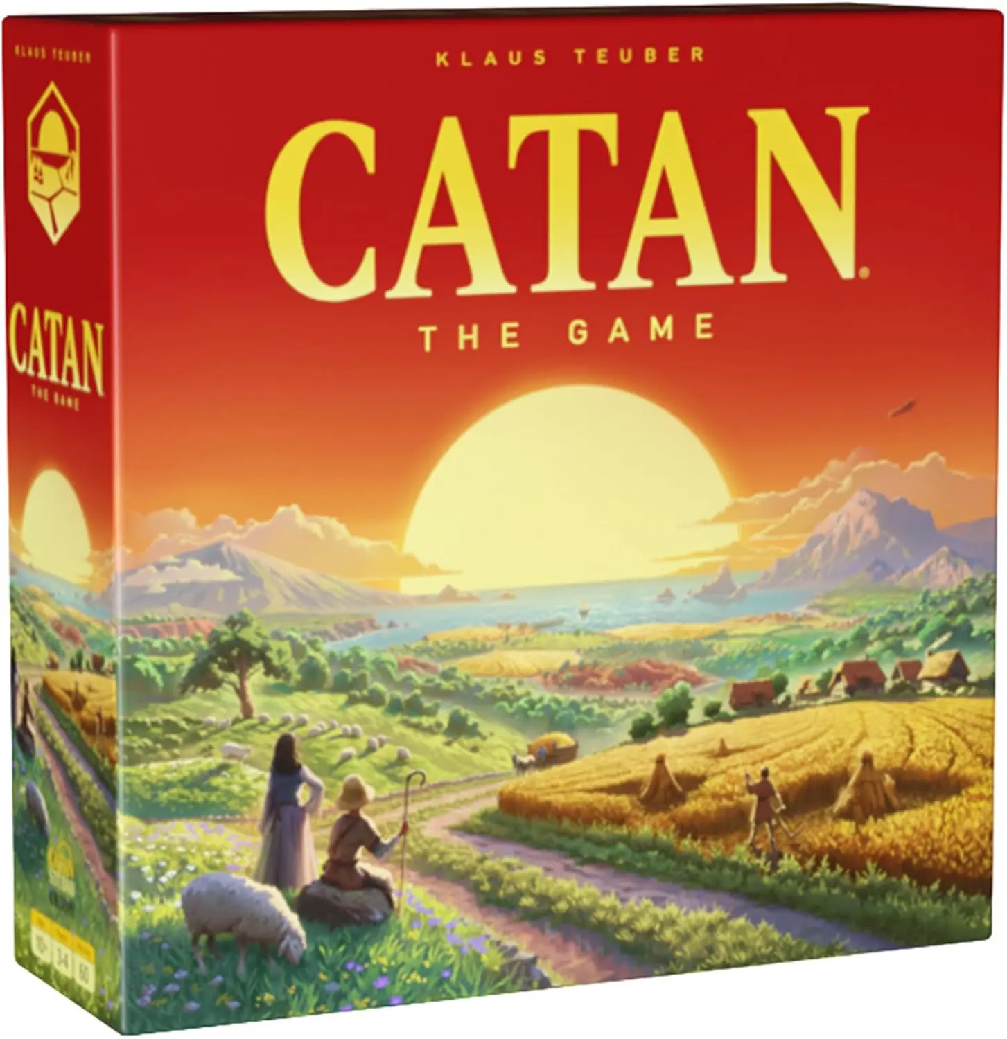 CATAN Board Game (6th Edition) Trade, Build & Settle in the Classic Strategy Game for Family, Kids & Adults, Ages 10+, 3-4 Players, 60-90 Min Playtime, Yes, 10 - 12 Years