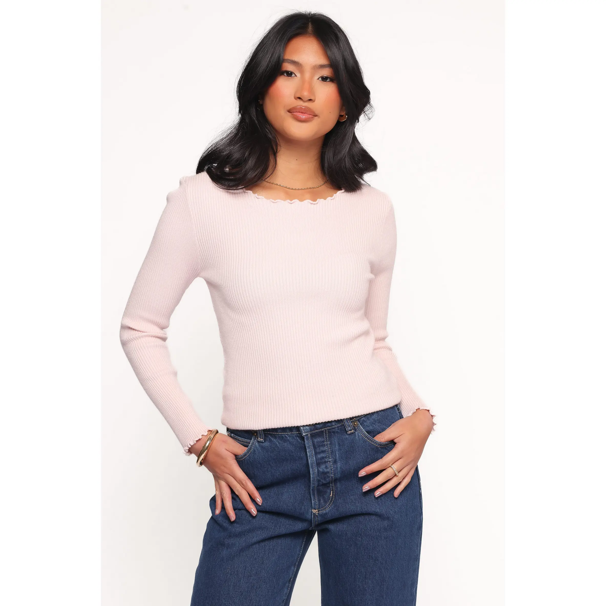 Kya Knit Top - Pink