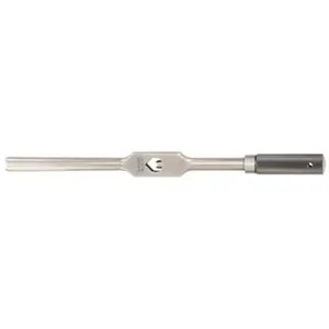 Starrett Straight Handle Tap Wrench, Model 50421, 1/4 to 5/8 inch Capacity, 12" Overall Length, Thread Tapping Hand Tool (Tools & Hardware Wrench), Tap Capacity 1/4 To 5/8 Inch