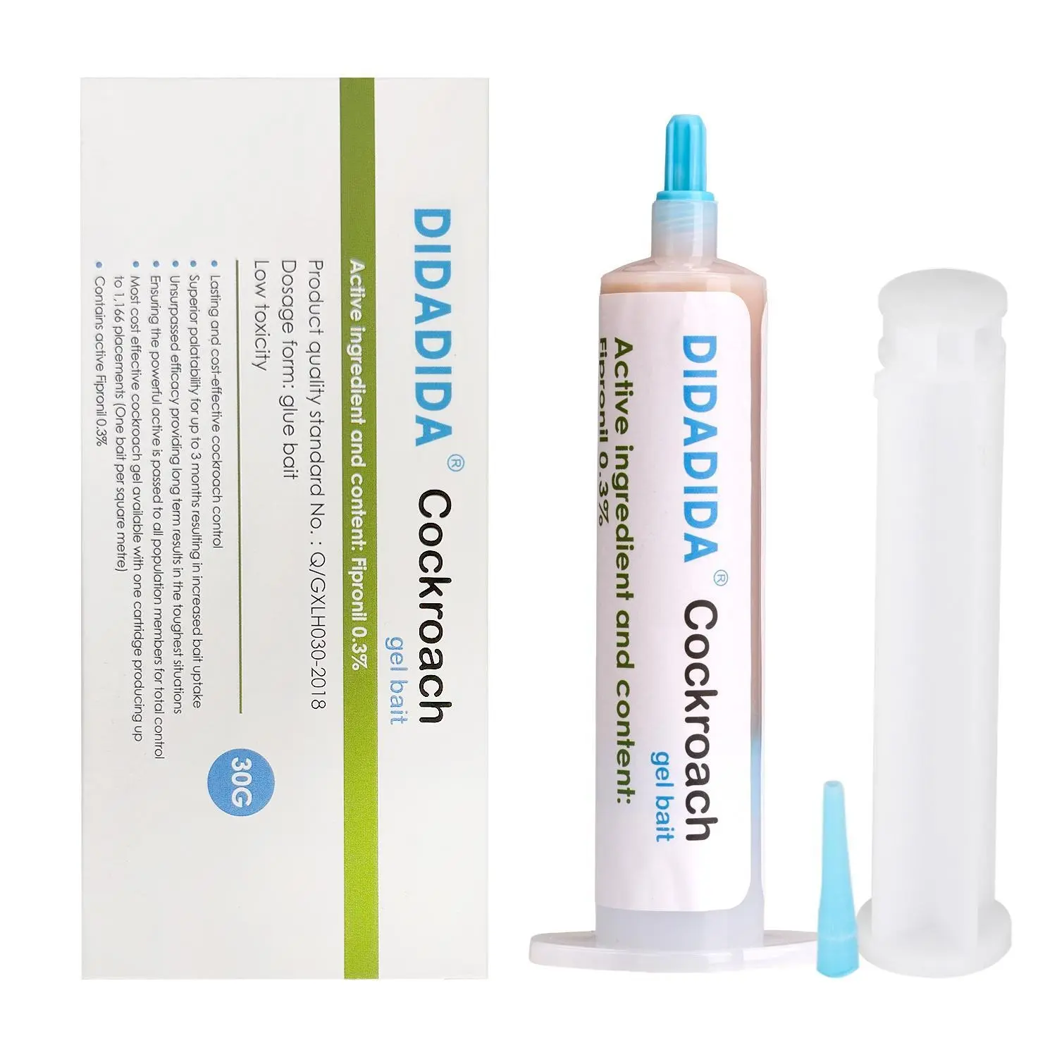 Cockroach Control Gel Bait, Indoor Outdoor Insect Repellent, Roach Killer Targets American Cockroaches and All Common Household Cockroaches-12