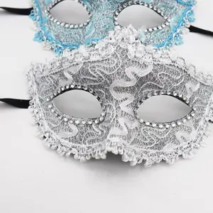 Adult Half-Face Mask Retro Half Face Masks Venetian Party Beauty Princess Mask Prop Halloween Christmas Masquerade Ball Decor