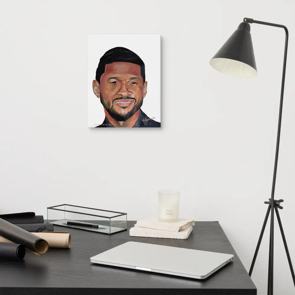 Usher White Canvas