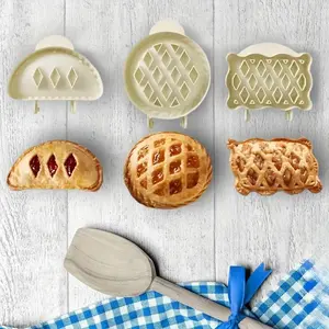 1pc/3pcs, Mini Pie Molds, Dough Presser Pocket Pie Molds For Baking, Party Potluck Hand Pie Molds, Baking Tools, Kitchen Gadgets, Kitchen Accessories, Home Kitchen Items