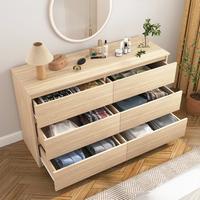Light Wood -6 Drawers(15.8"D x 47.2"W x 28"H)