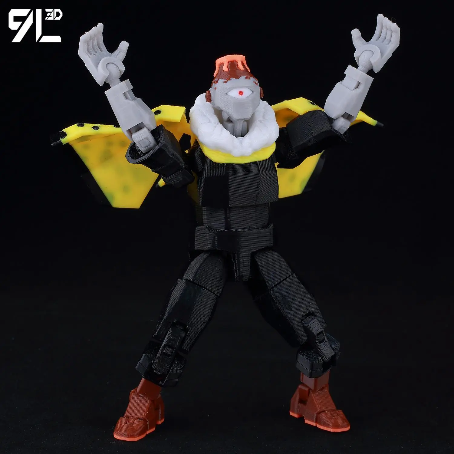希少コラボ クレッタルムーセン フィマファング 23SS 9L3D Dummy13 Jujutsu Kaisen Jogo Anime Action Model LUCKY13 Flame