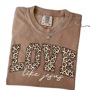 Comfort Colors Love Like Jesus T-Shirt, Christian Bible Verse T-Shirt, Christian Shirts, Religious Gift for Women, Faith Apparel Gift Tee