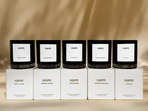 HAMI | THE DISCOVERY | 5-Piece Natural Soy Scented Candle Collection | Handcrafted Candles made with Premium Fragrances