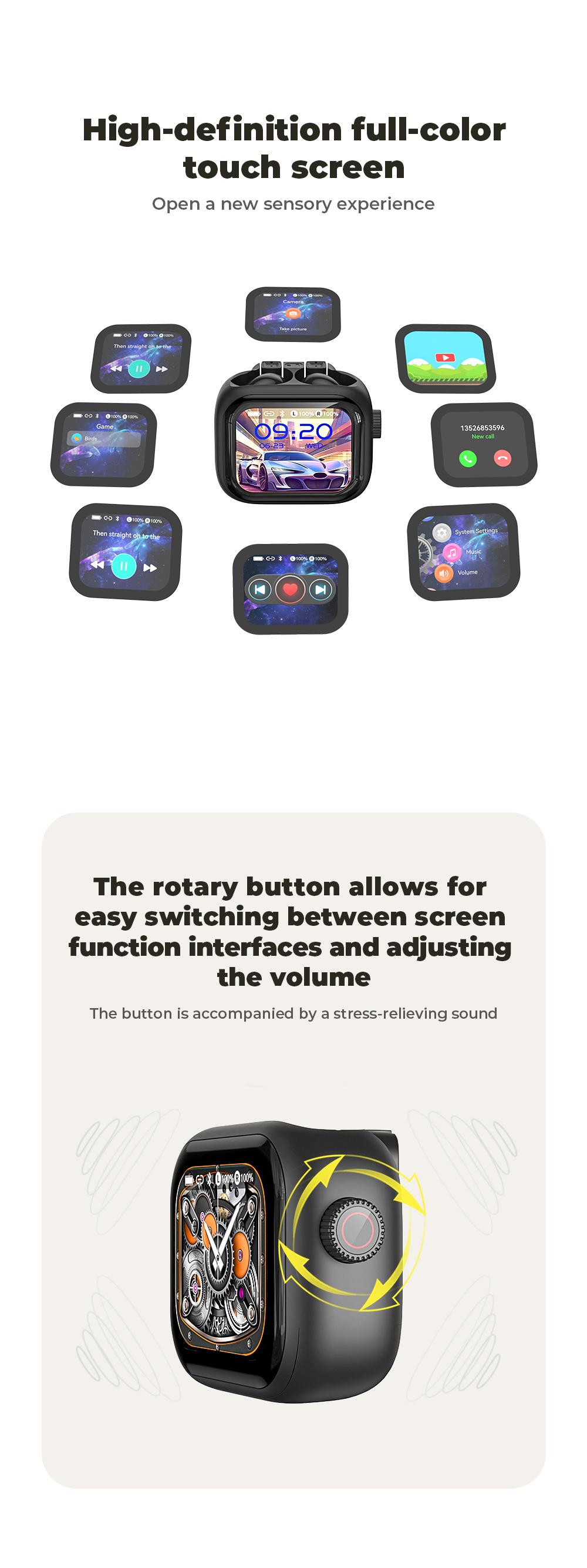 HTC NE40 Wireless Earphones Bluetooth 6.0, LED Display High Fidelity, for Gaming, Office, Sports, Music & Phone Calls TWS Earbuds , IPX5 Waterproof Earphones, Built-in Microphone In Ear Earphones