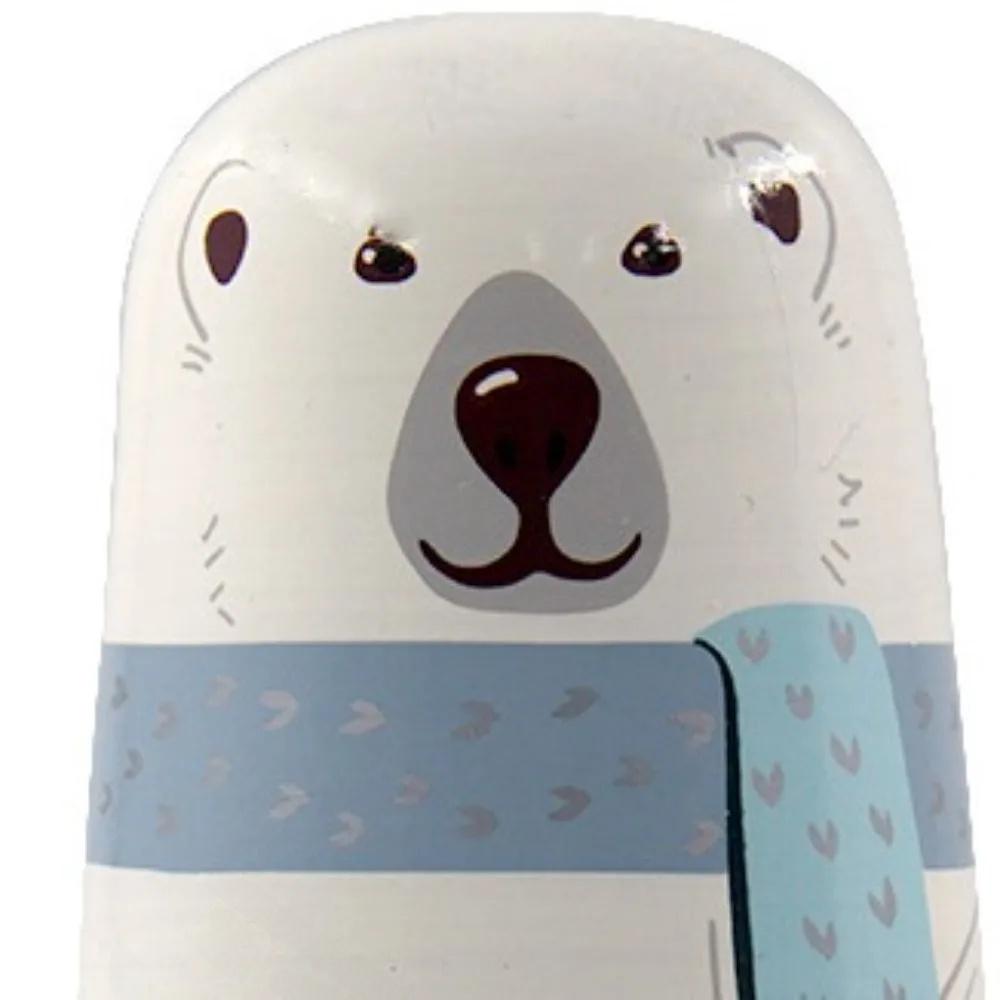 Hand Paint Wooden Nesting Dolls, Collectible Stacking Decor Toys