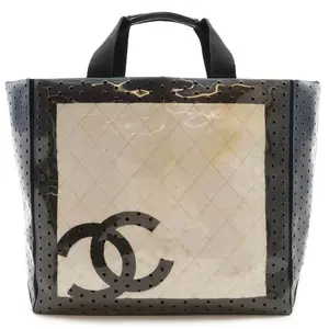 Pre-owned CHANEL Canvas Tote Bags Sport Line Plastic Tote Bag