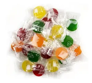 Nuts to You Healthy Sweets Eda's Sugar Free Mixed Fruit Hard Candy 1lb | Assorted Fruit Flavors Individually Wrapped OU Parve Uses Sorbitol Low Sodium Snack Bonbon Lemon Strawberry jelly  sweets lemon  head Festive Christmas jelly  snakes