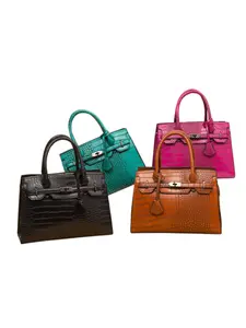 2026 New Fall Winter Crocodile Pattern Handbag, Fashion Trendy Crossbody Bag, Large Capacity, Three-Piece Set, Parent-Child Bags