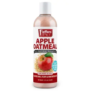 Jeffers Pet Apple Oatmeal All-Natural Hypoallergenic Dry Skin Shampoo for Dogs and Cats Jeffers Pet Apple Oatmeal All-Natural Hypoallergenic Dry Skin Shampoo for Dogs and Cats