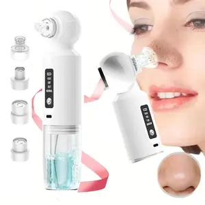 USB charging electric water circulation facial acne remover, blackhead remover, facial pore cleaner, vacuum suction for blackhead removal, 6-head blackhead cleaner, electric facial and nose cleaning beauty device