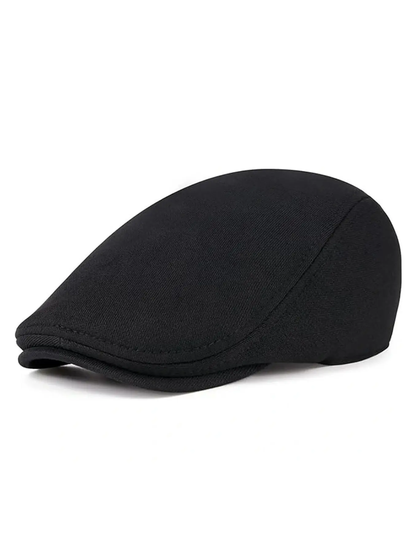 Men's Casual Flat Ivy Gatsby Newsboy Driving Hat Cap Fitted Hat Flat Bill Hat Polyester Cap