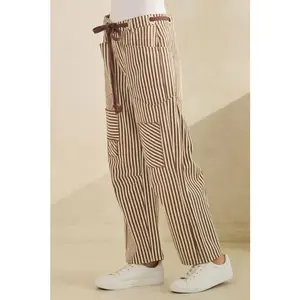 Molly Moon Rope String Pants Mocha