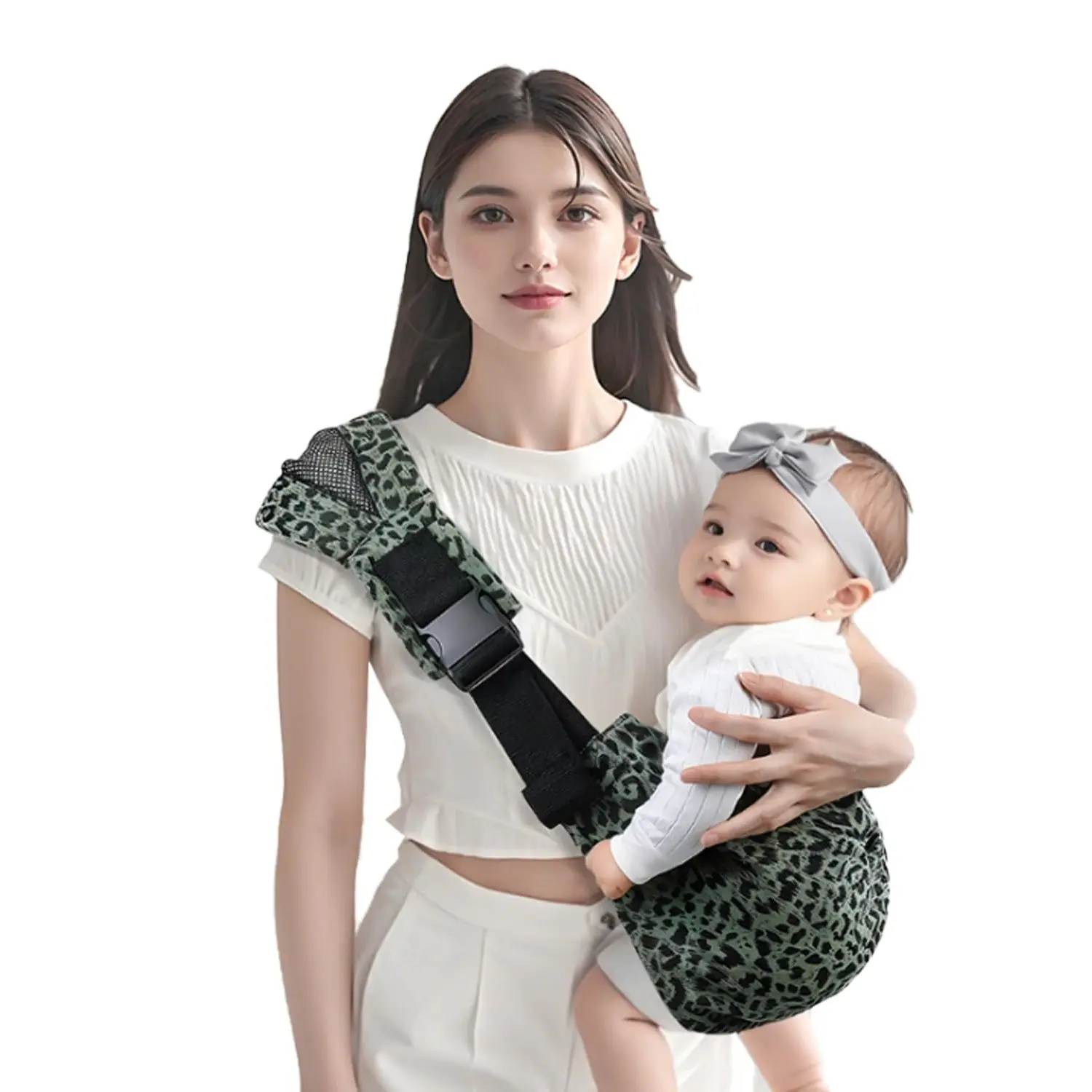 Baby Sling Carrier Adjustable Baby Sling 2026 Upgraded Toddler Sling Comfortable Lightweight Ergonomic Carrier Baby Wrap Carriers Ergonomic-Designed, Travel Friendly Carrying 10-45 Lbs