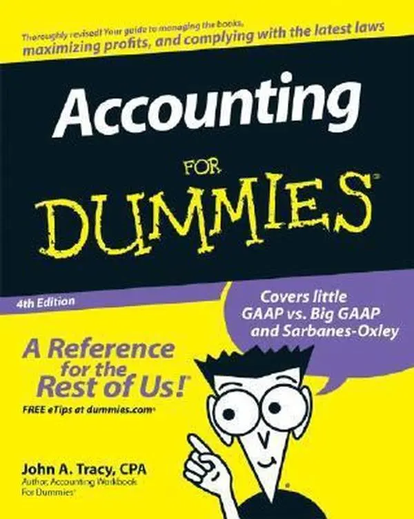 USED Book - Accounting For Dummies by John A. Tracy (Paperback) - english
