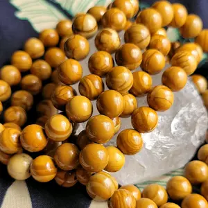 Yellow Jasper Bracelet - Natural Yellow Jasper Beads for Your Jewelry Collection