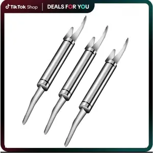 3PC Shrimp Deveiner Tool Stainless Steel Shrimp Deveining Tool Efficient Shrimp Peeler and Deveiner Tool Portable Shrimp Cleaner Shrimp Knife for Easy Shrimp Deveining Shrimp Cleaning Tool