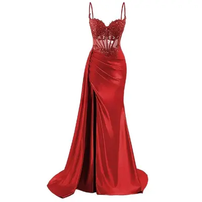 chinese dress ladies Alexandra Pearl Embellished Maxi Dress | Made-To-Order main image 1