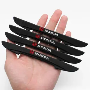 4pcs Car Door Edge Protector Stickers Anti Collision Guards Strip For Honda Civic Fe 95 Crv Fit City Jazz Mugen TYPER Accessorie