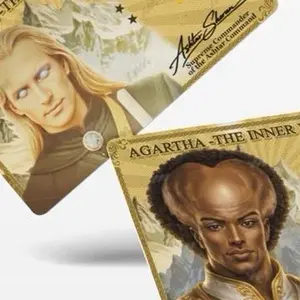 AgarthaThemed Stickers. The Ultimate Rectangle Sticker for Anywhere & Anything | Waterproof Vinyl | Clean Minimal Tech Aesthetic | Perfect for Laptops, Phones & Everyday Use