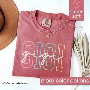 Gigi Gigi Comfort Colors Shirt, Cute Gift For Gigi, Grandma Gift Grandmother Mimi