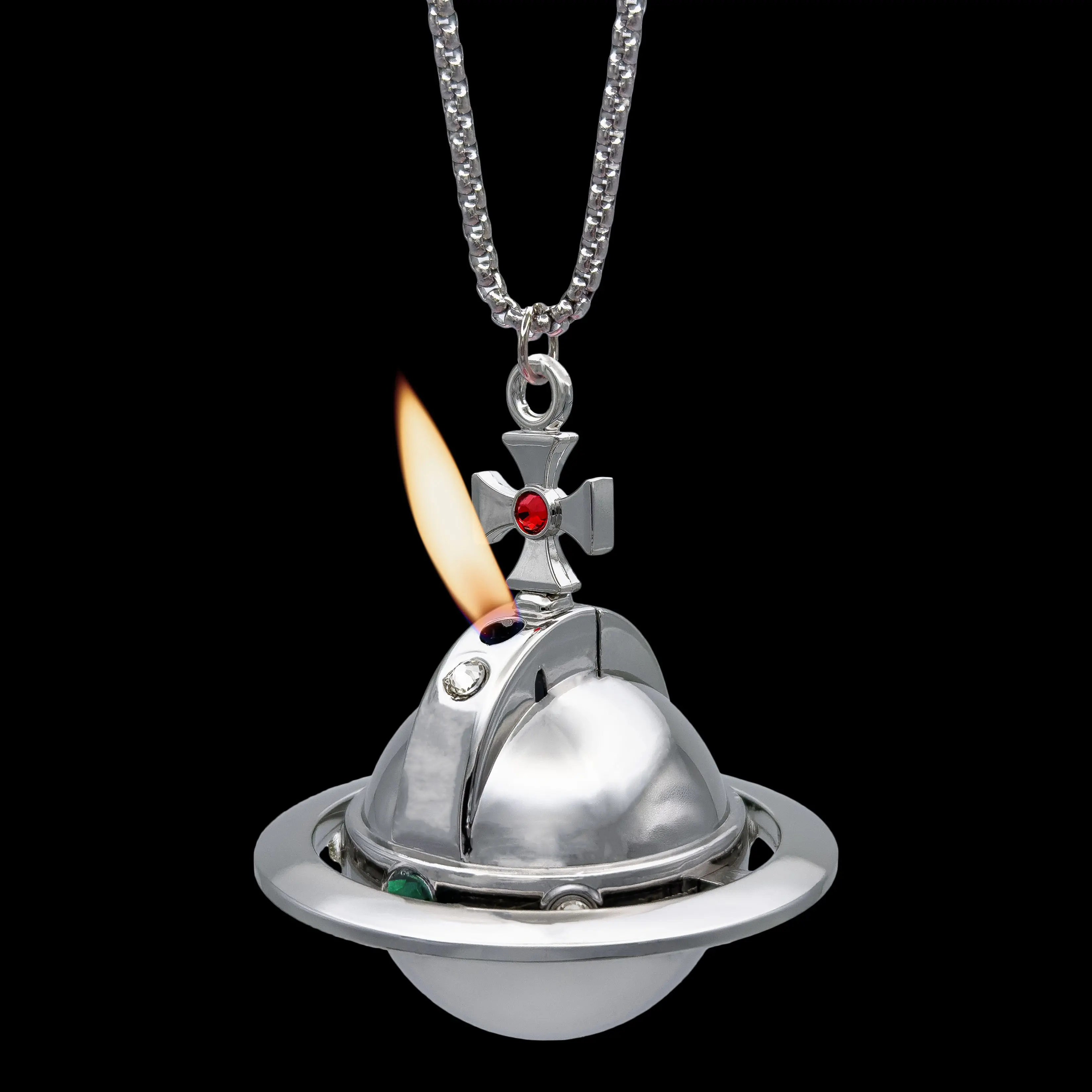 NANA Orb Lighter Necklace | Anime Shin Lighter Torch Saturn