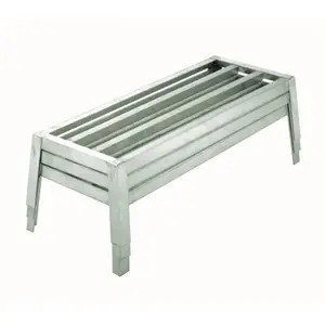 212 MAIN Prairie View DR1860-8 Nesting Dunnage Aluminum Racks - 8x17.25x59.25 in., Adjustable Shelf Rack, Kitchen Storage Organiser, Display Riser
